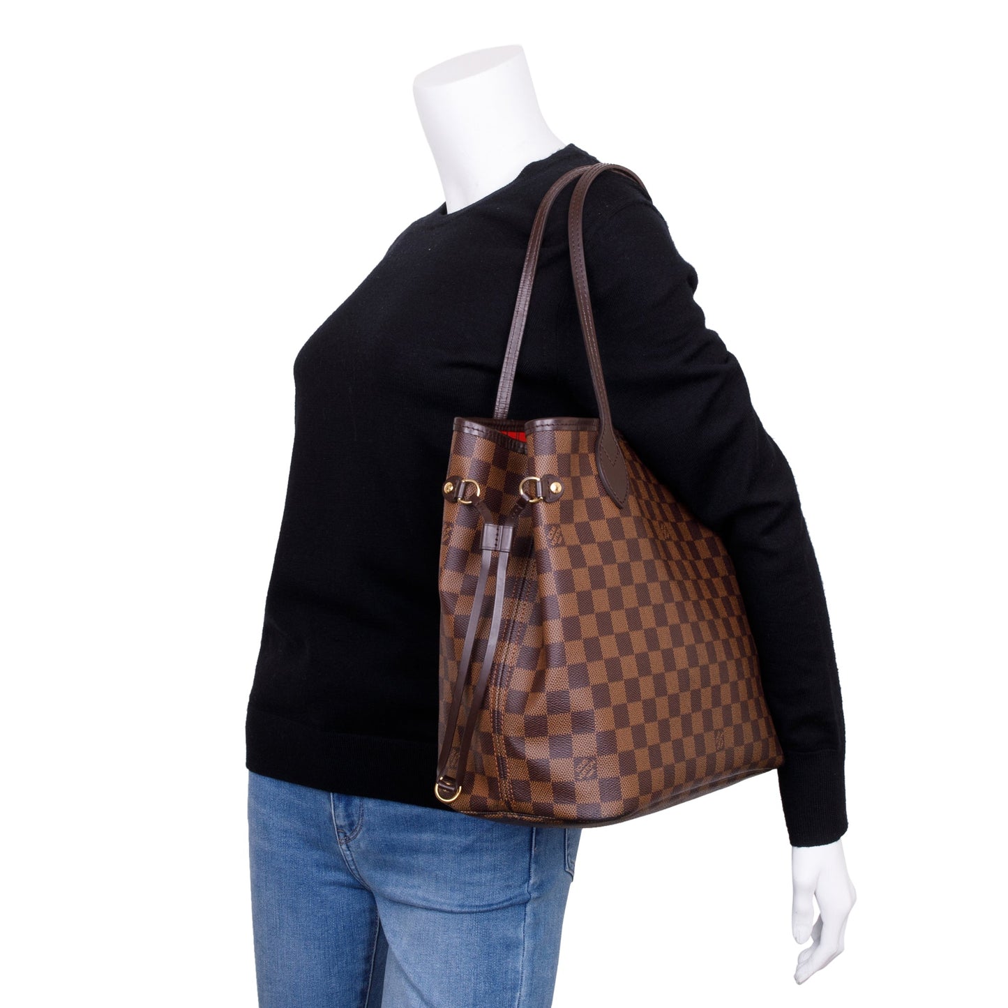 Louis Vuitton 2022 Damier Ebene Neverfull MM