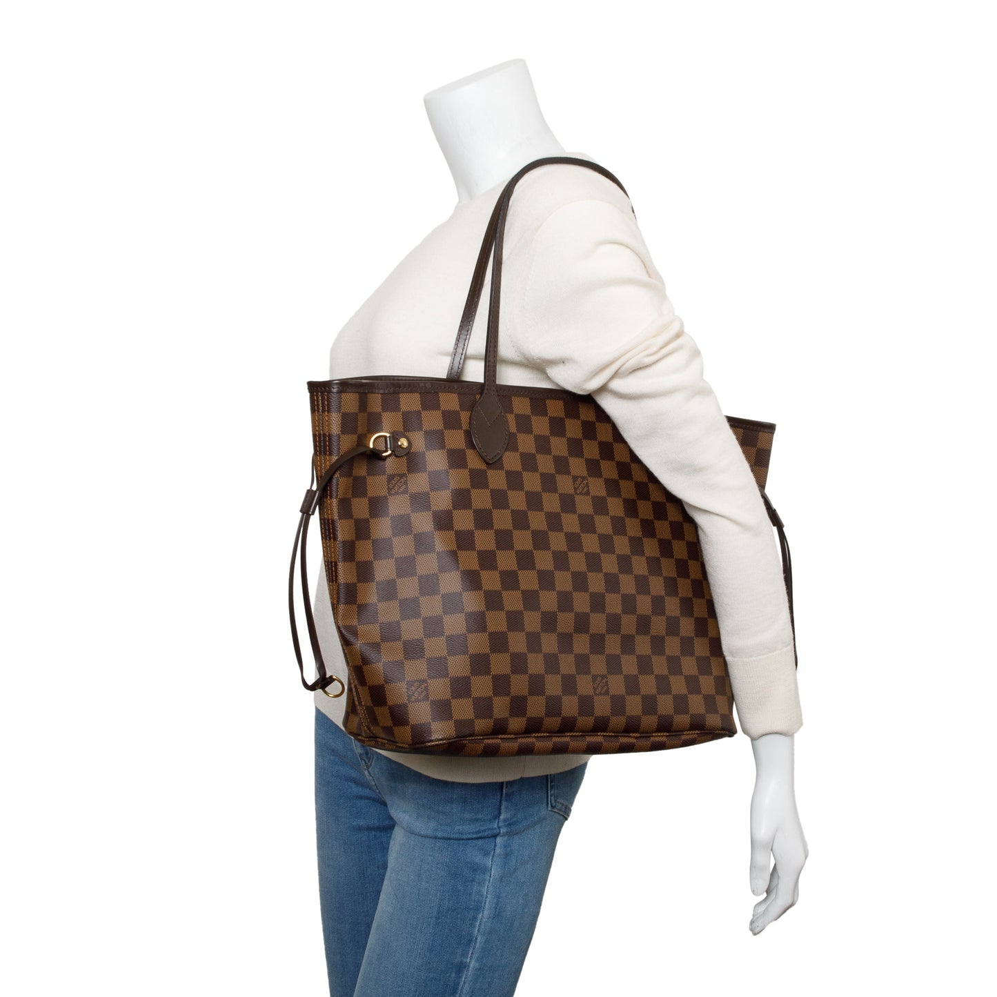 Louis Vuitton 2022 Damier Ebene Neverfull MM