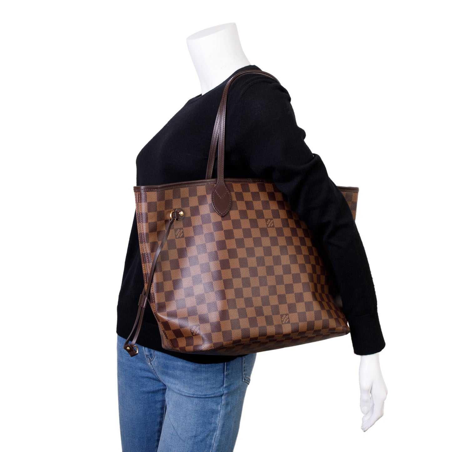 Louis Vuitton 2022 Damier Ebene Neverfull MM