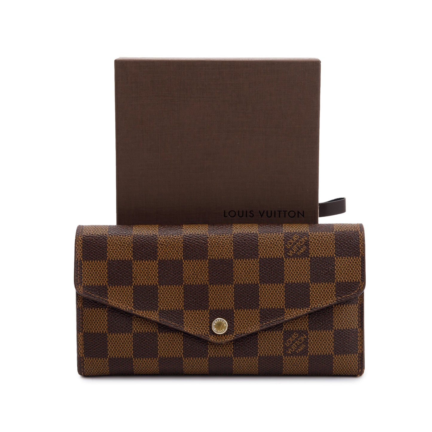 Louis Vuitton 2022 Damier Ebene Sarah Wallet