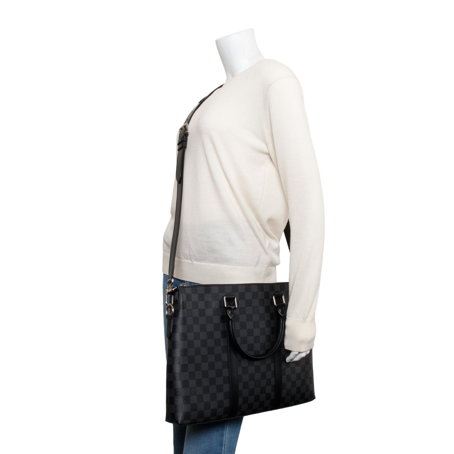 Louis Vuitton 2022 Damier Graphite Anton Briefcase