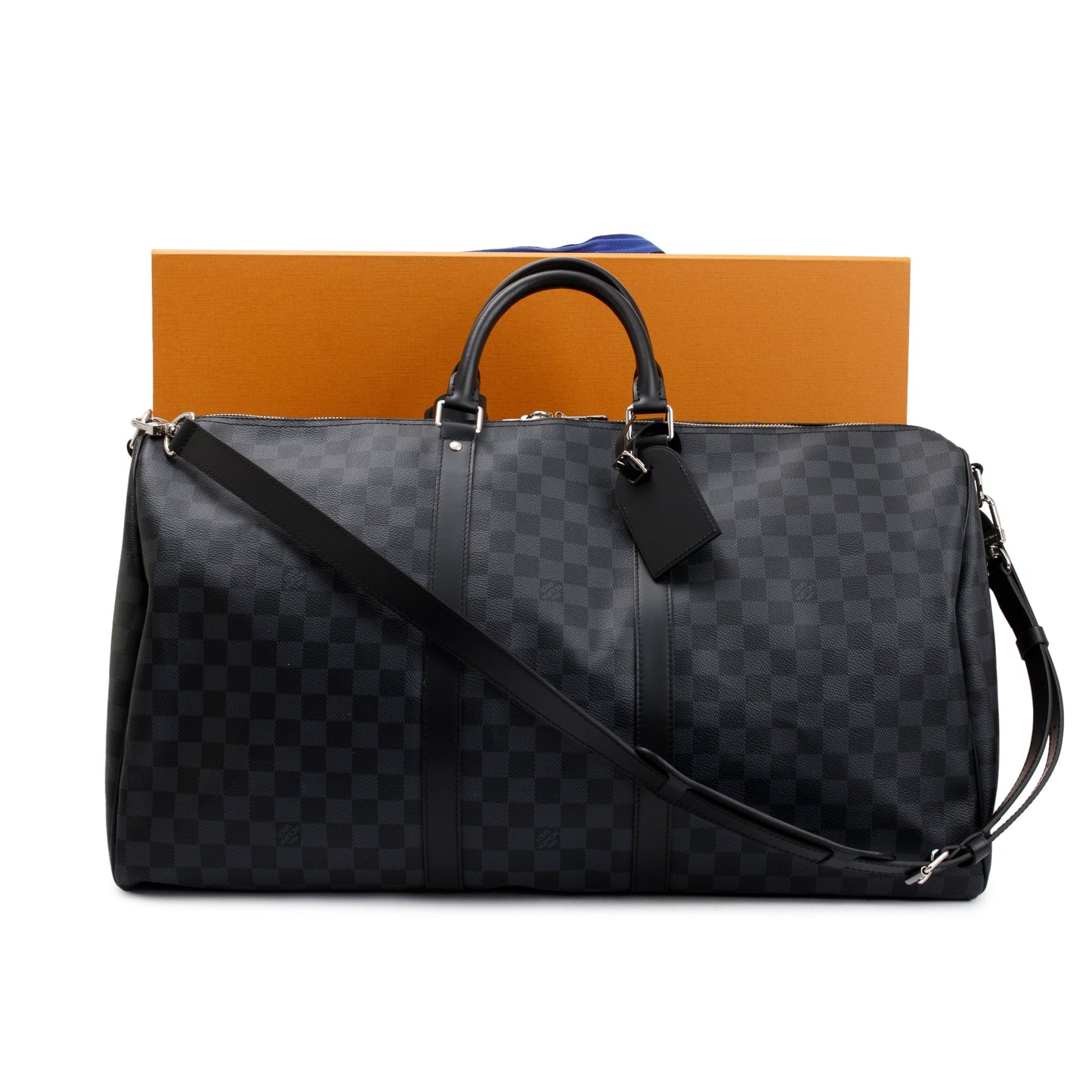 Louis Vuitton 2022 Damier Graphite Keepall Bandouliere 55