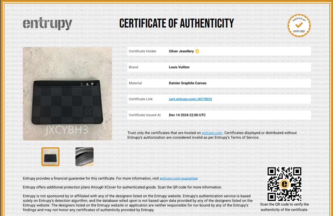 Louis Vuitton 2022 Damier Graphite Neo Porte-Cartes Card Holder