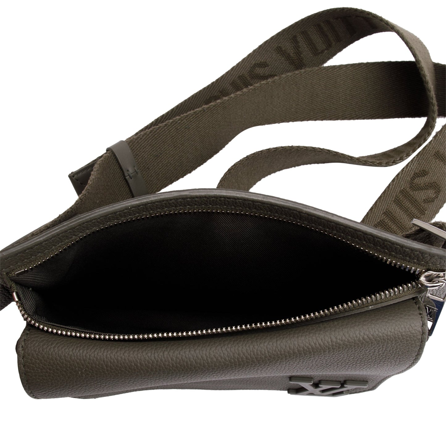Louis Vuitton 2022 Green Grained Calfskin Aerogram Takeoff Sling Bag