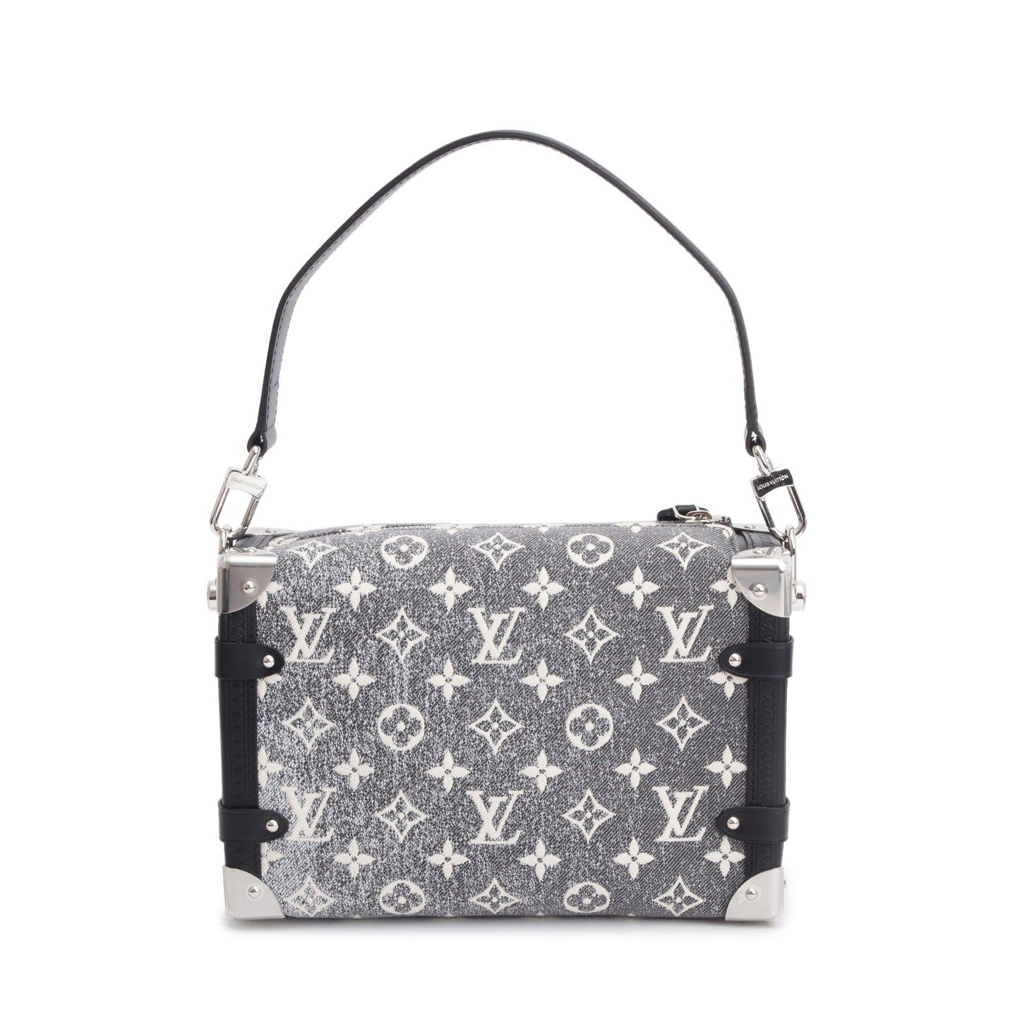 Louis Vuitton 2022 Grey Monogram Denim Side Trunk PM