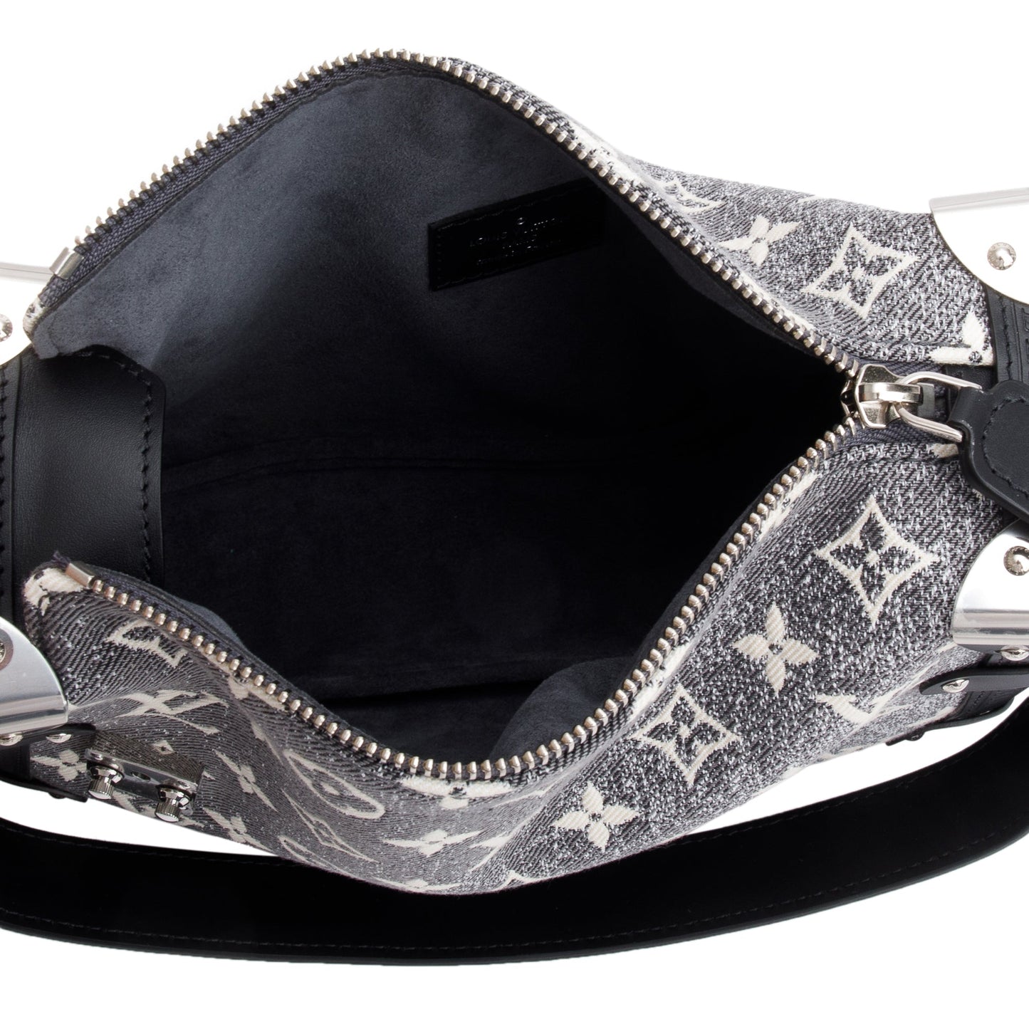 Louis Vuitton 2022 Grey Monogram Denim Side Trunk PM