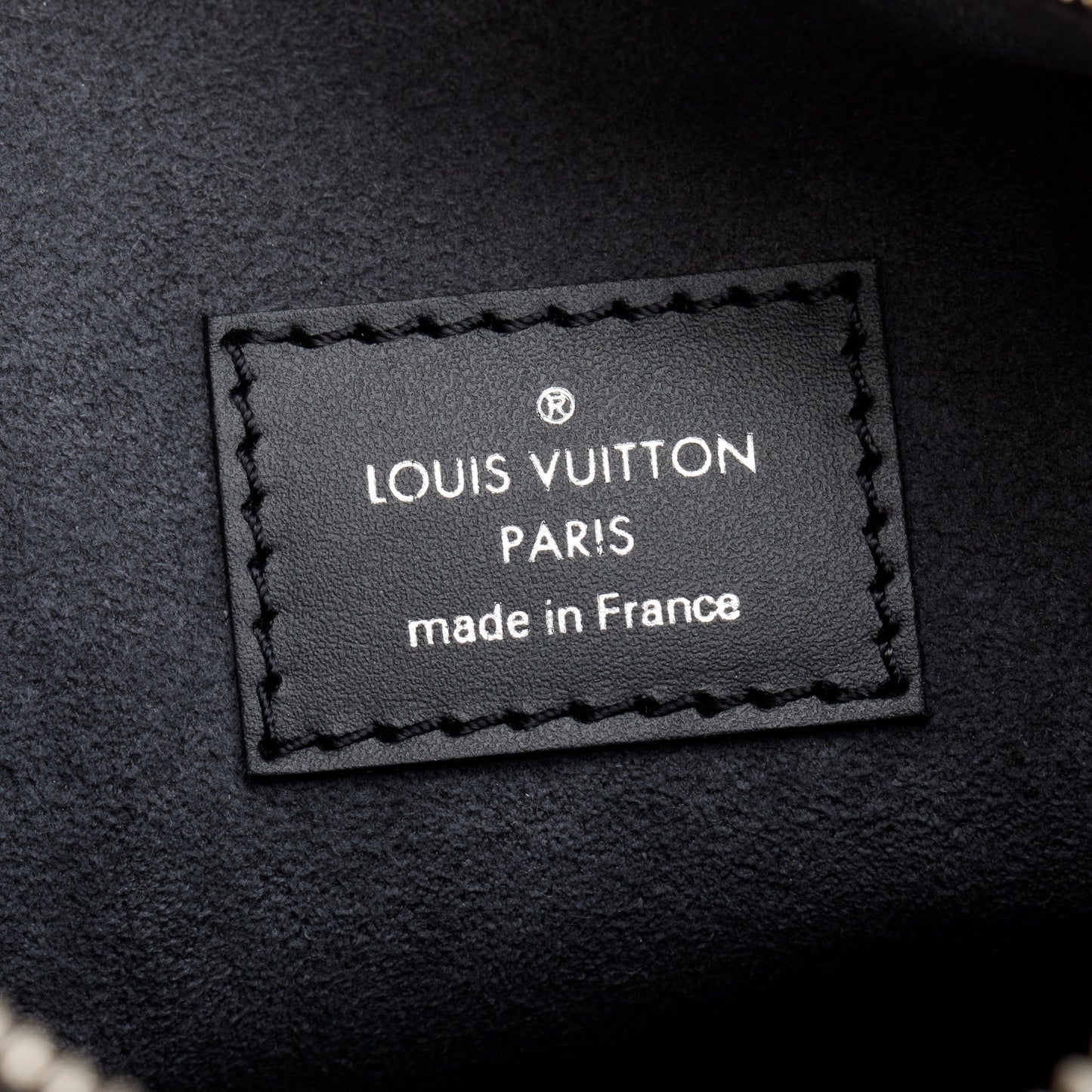 Louis Vuitton 2022 Grey Monogram Denim Side Trunk PM