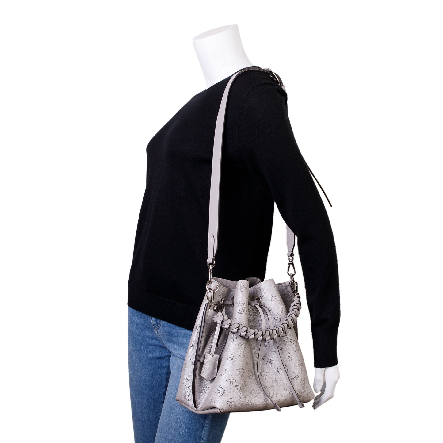 Louis Vuitton 2022 Grey Monogram Mahina Muria Bag