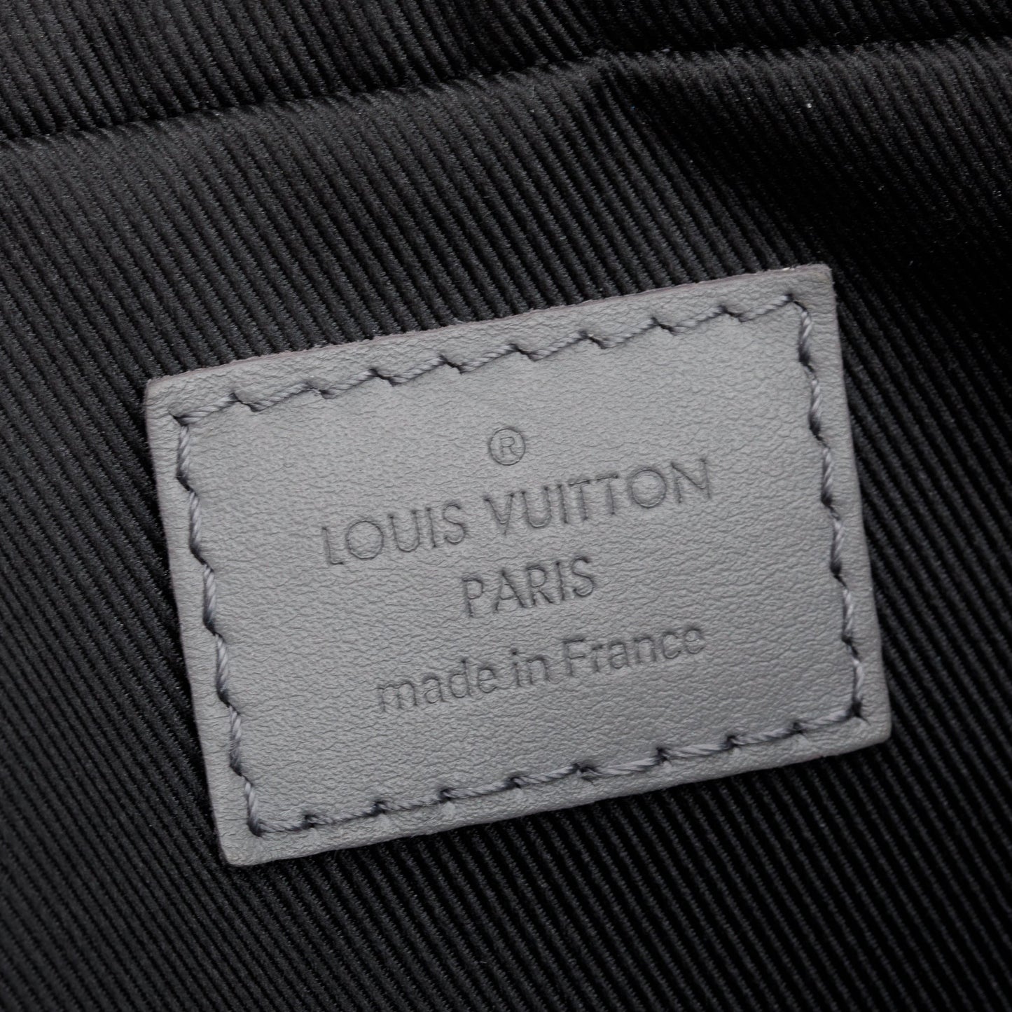 Louis Vuitton 2022 Grey Monogram Shadow Embossed Calfskin Leather Duo Messenger Bag