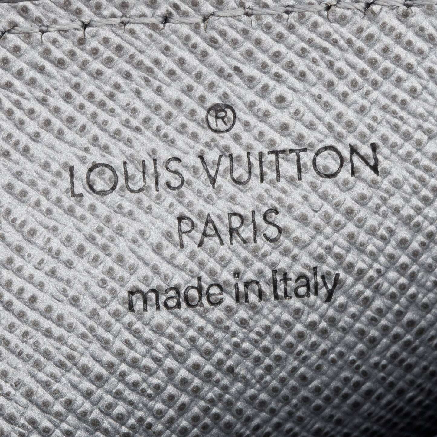 Louis Vuitton 2022 Gunmetal Silver Monogram & Taigarama Leather Coin Card Holder