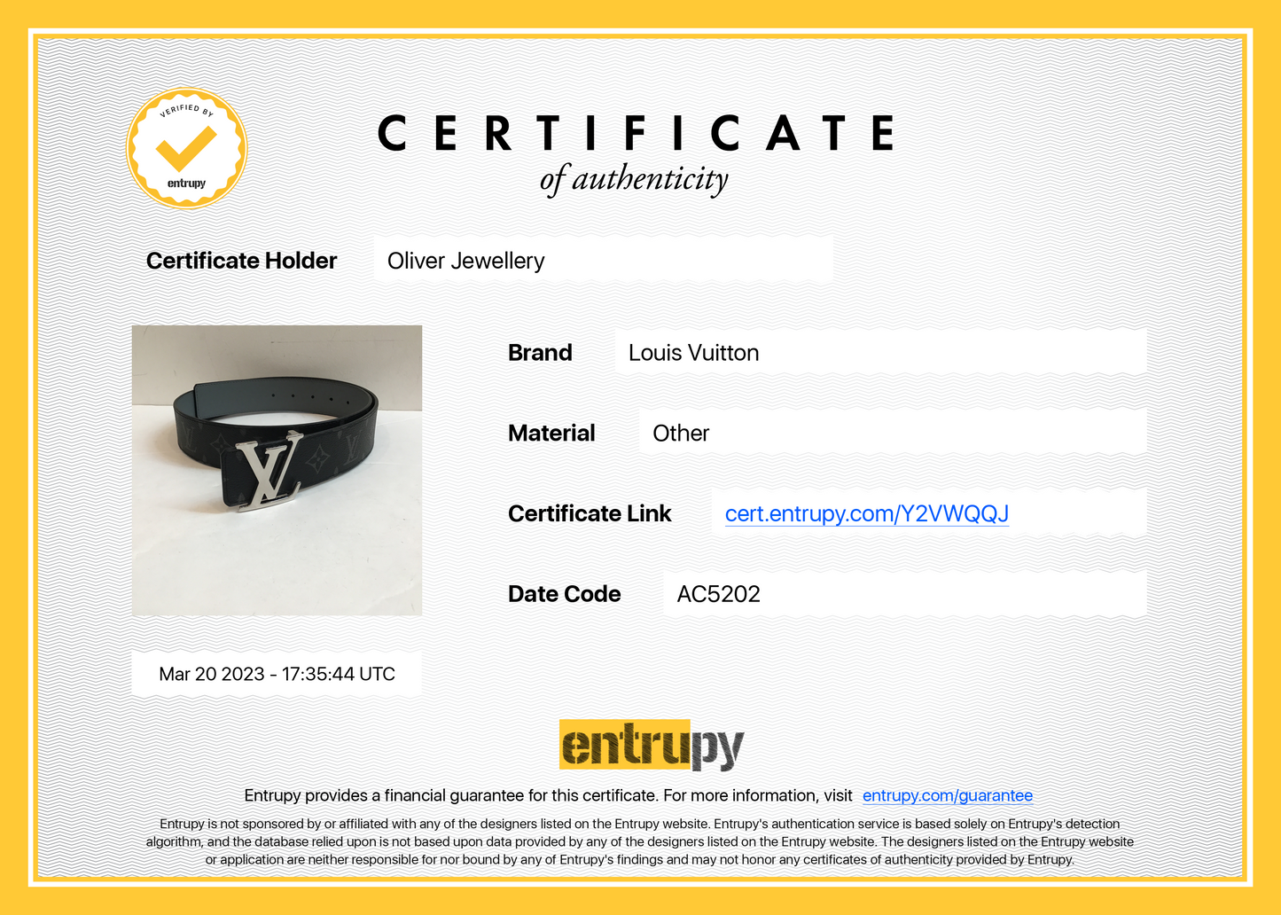 Louis Vuitton 2022 LV Initiales 40MM Reversible Belt