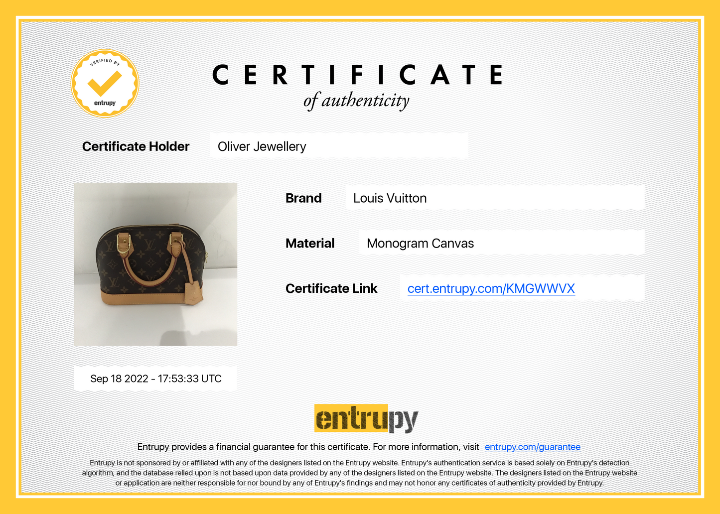 Louis Vuitton 2022 Monogram Alma BB