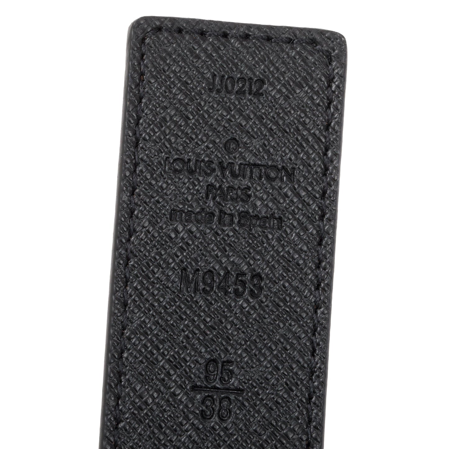 Louis Vuitton 2022 Monogram Canvas & Black Leather LV Initiales 30 MM Reversible Belt 95 36