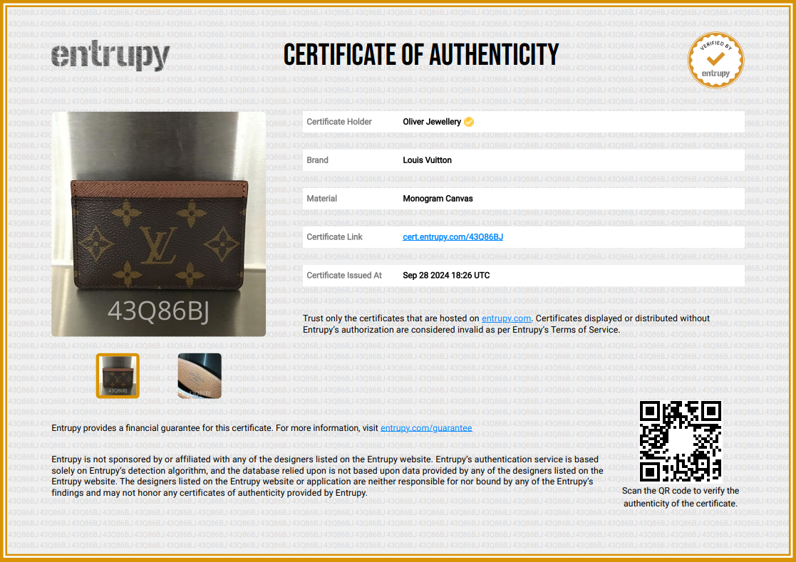 Louis Vuitton 2022 Monogram Card Holder