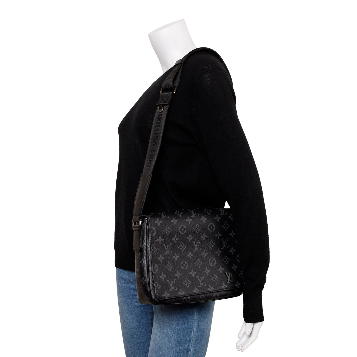 Louis Vuitton 2022 Monogram Eclipse District PM Bag