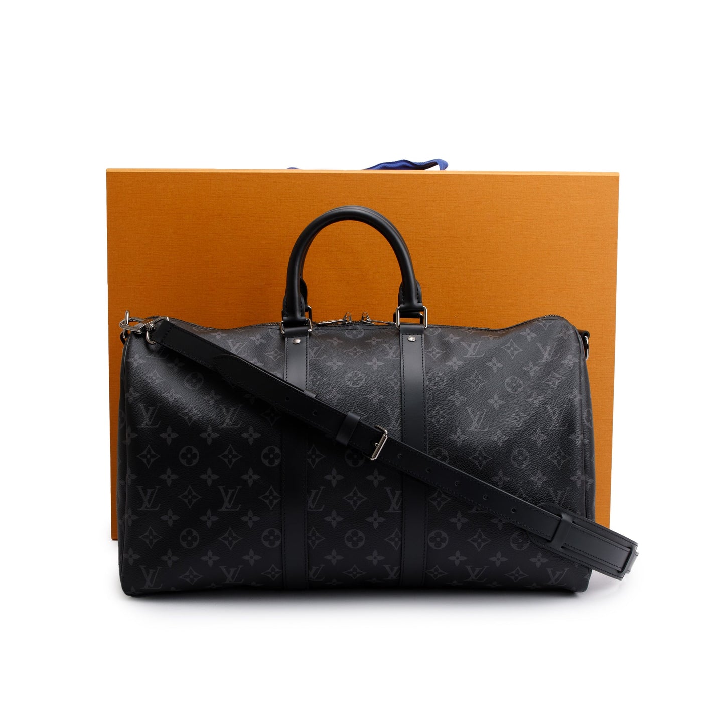 Louis Vuitton 2022 Monogram Eclipse Keepall Bandouliere 45