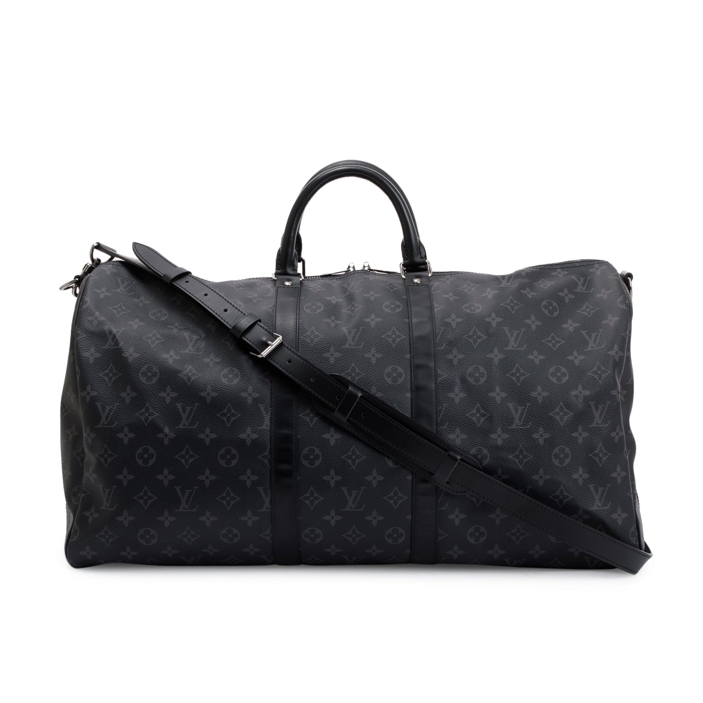 Louis Vuitton 2022 Monogram Eclipse Keepall Bandouliere 55