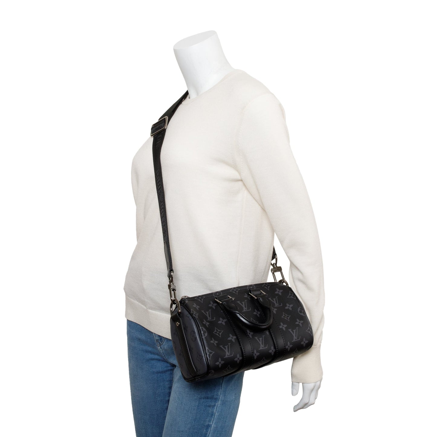 Louis Vuitton 2022 Monogram Eclipse Keepall XS Bag