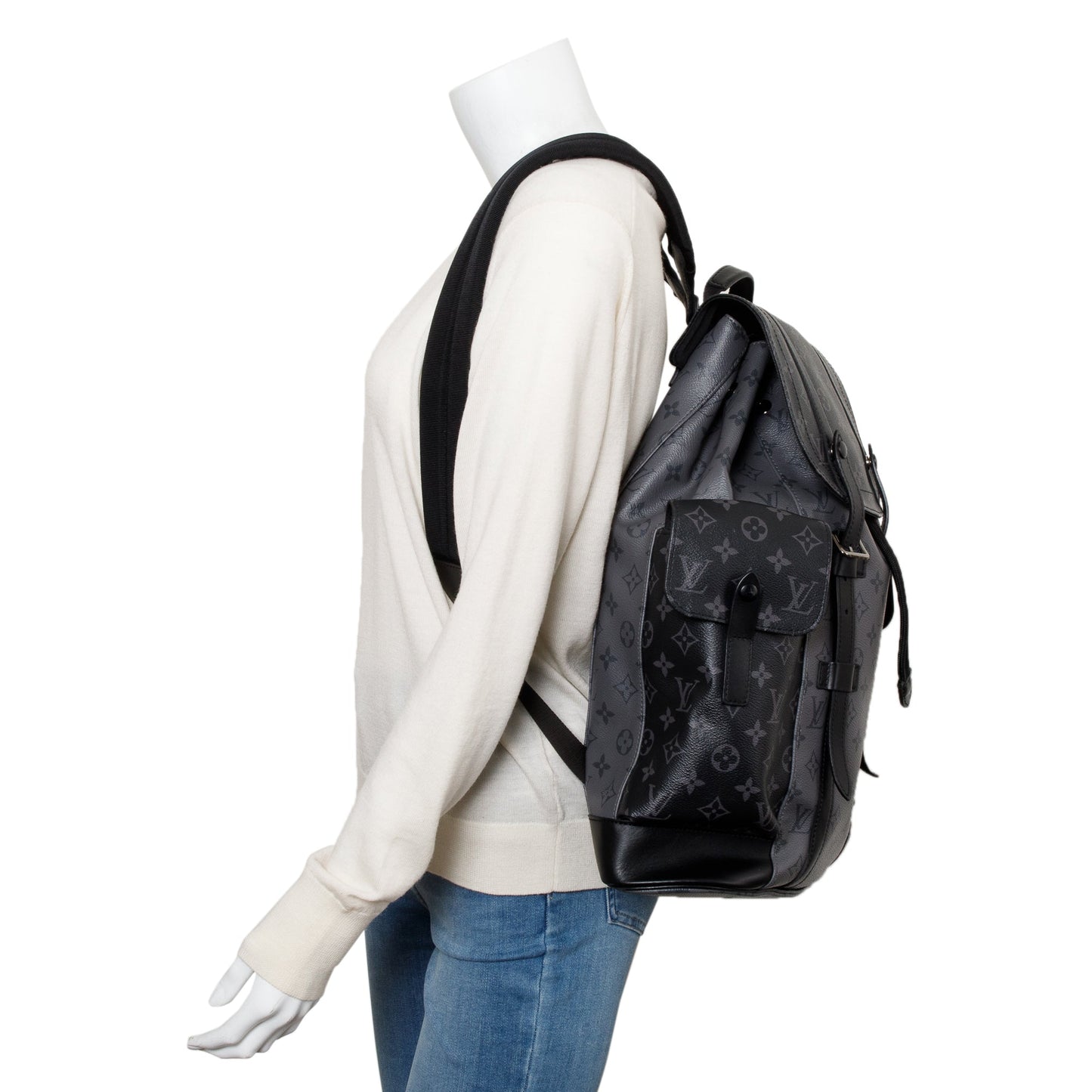 Louis Vuitton 2022 Monogram Eclipse Reverse Christopher MM Backpack