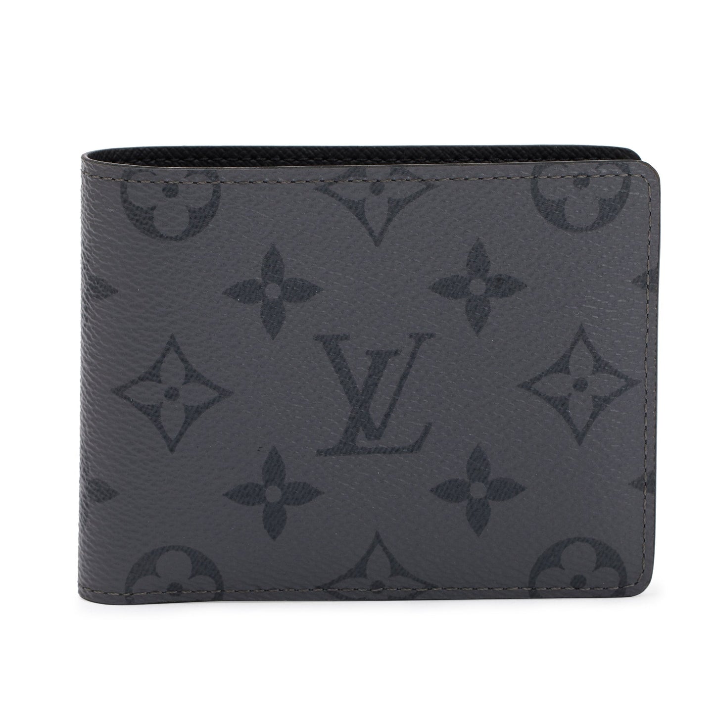 Louis Vuitton 2022 Monogram Eclipse Reverse Slender Wallet