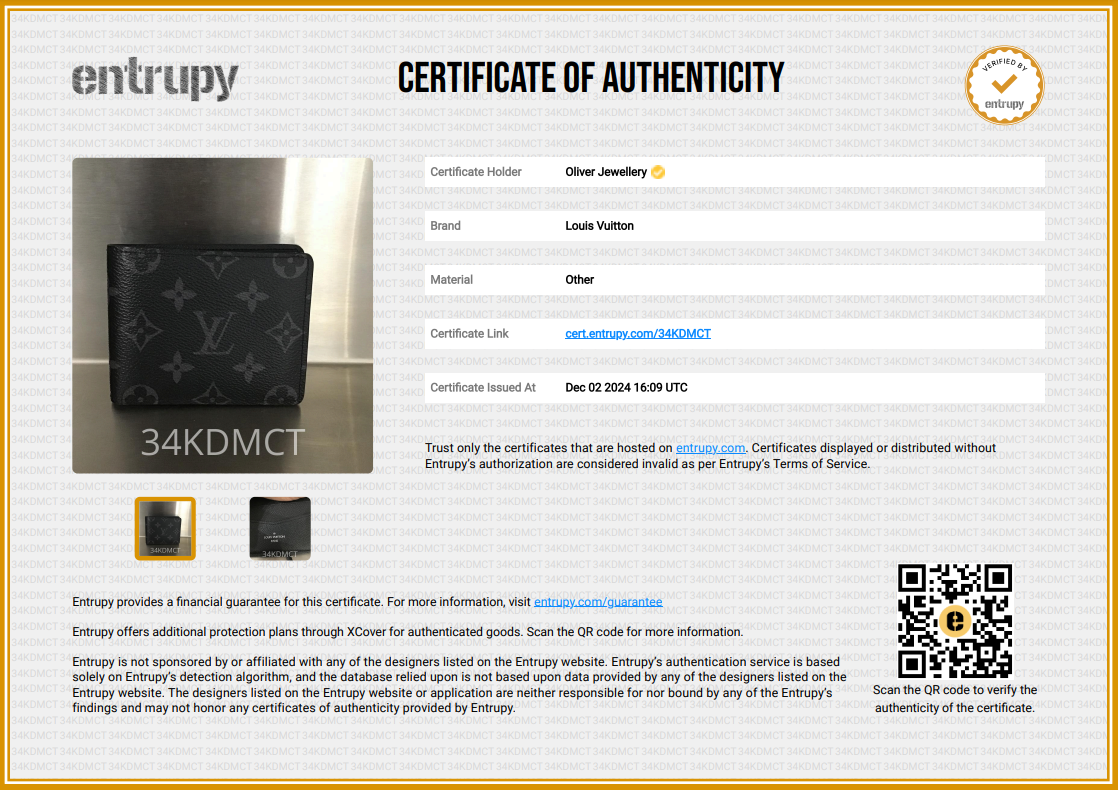 Louis Vuitton 2022 Monogram Eclipse Slender Wallet
