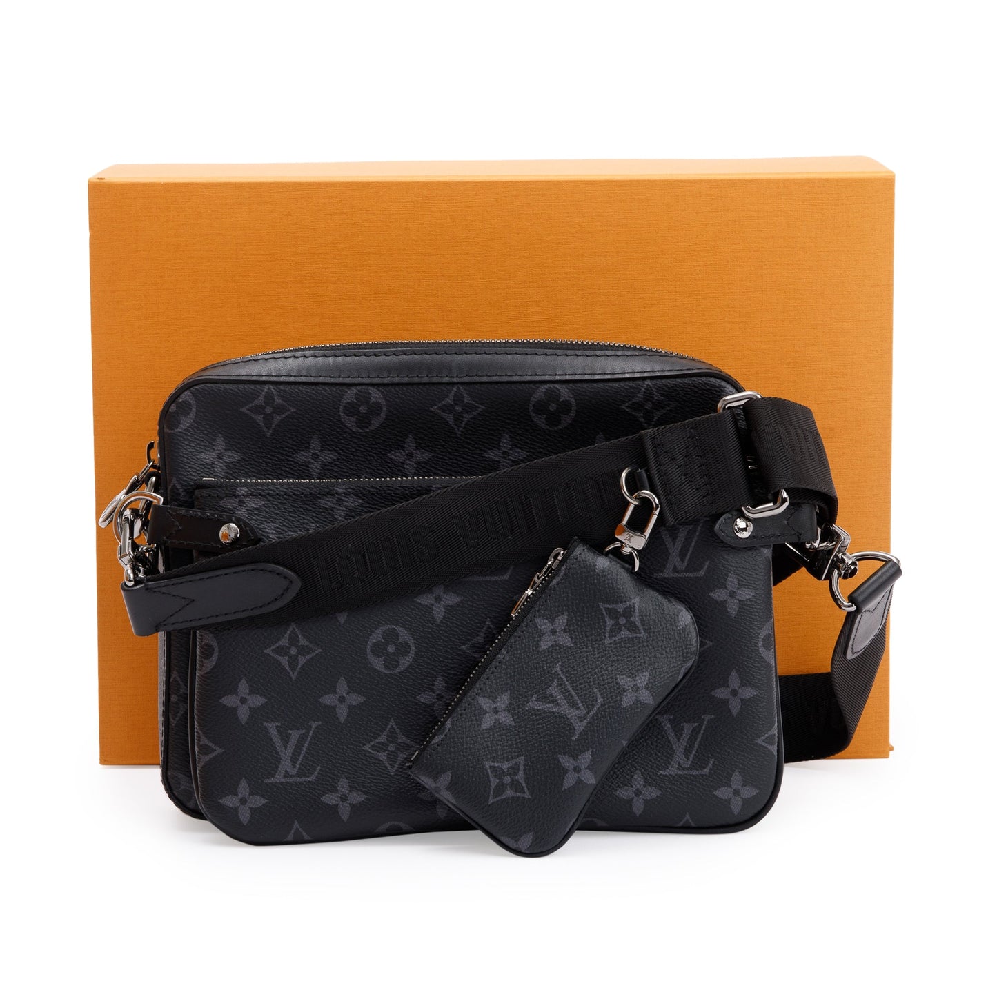 Louis Vuitton 2022 Monogram Eclipse Trio Messenger Bag