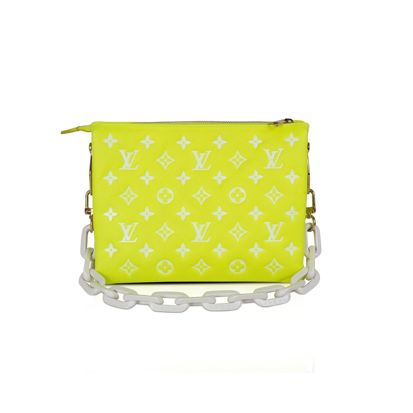 Louis Vuitton 2022 Monogram Embossed Leather Coussin PM