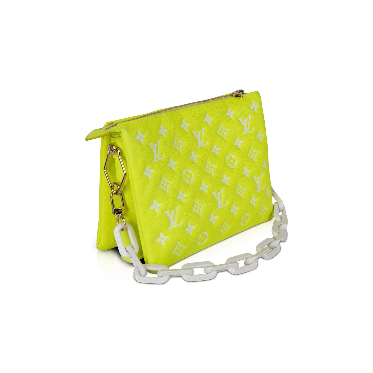 Louis Vuitton 2022 Monogram Embossed Leather Coussin PM