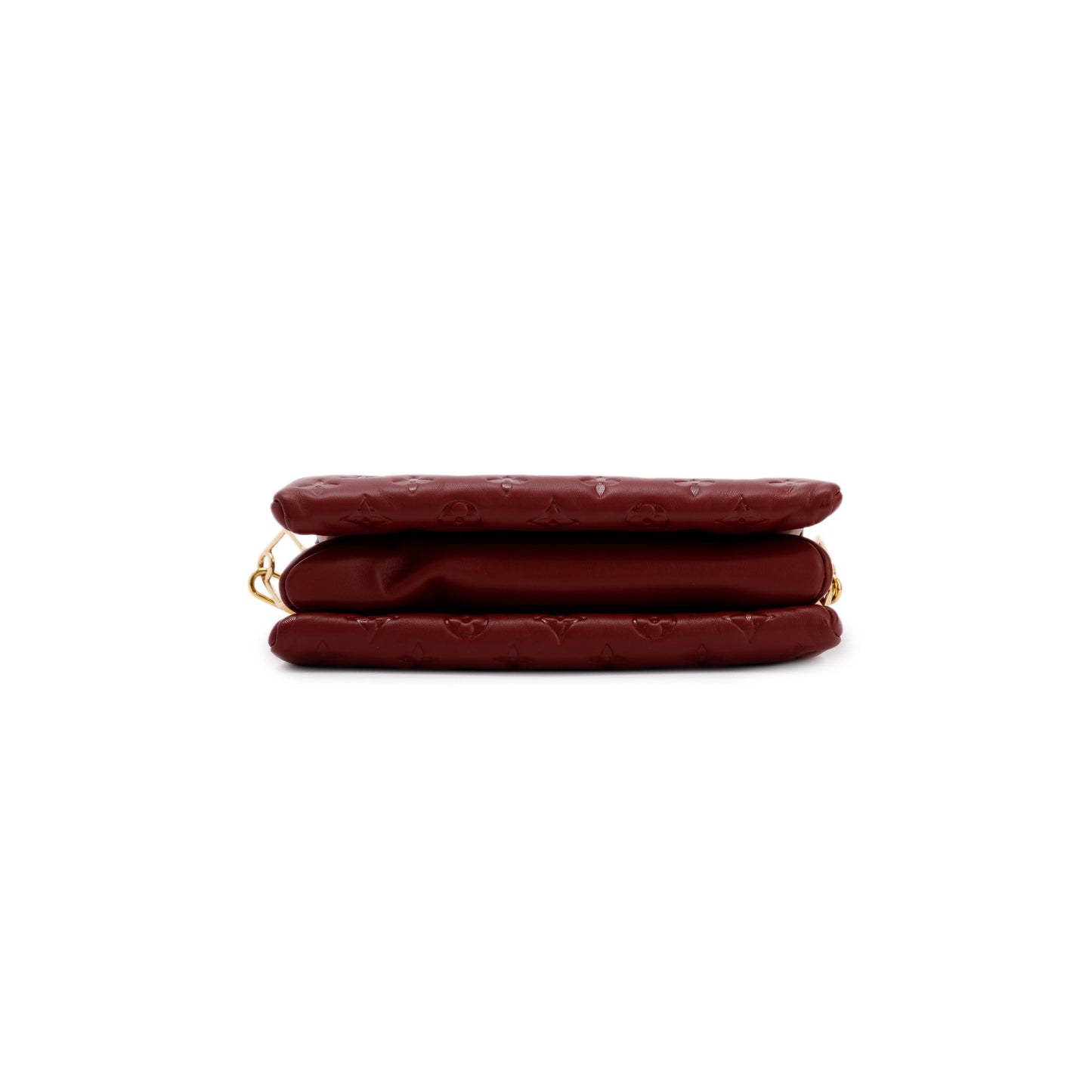 Louis Vuitton 2022 Monogram Embossed Leather Coussin PM