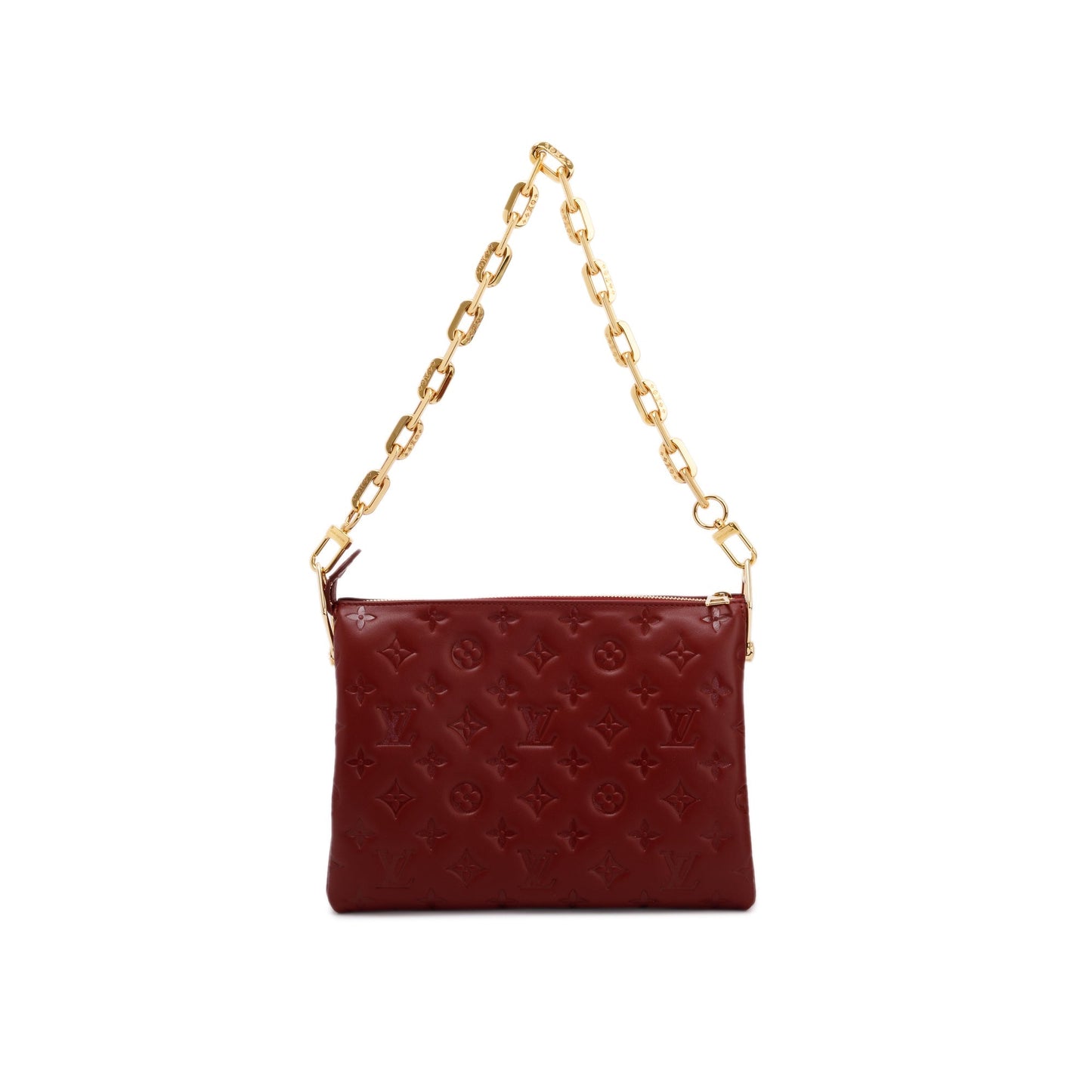 Louis Vuitton 2022 Monogram Embossed Leather Coussin PM
