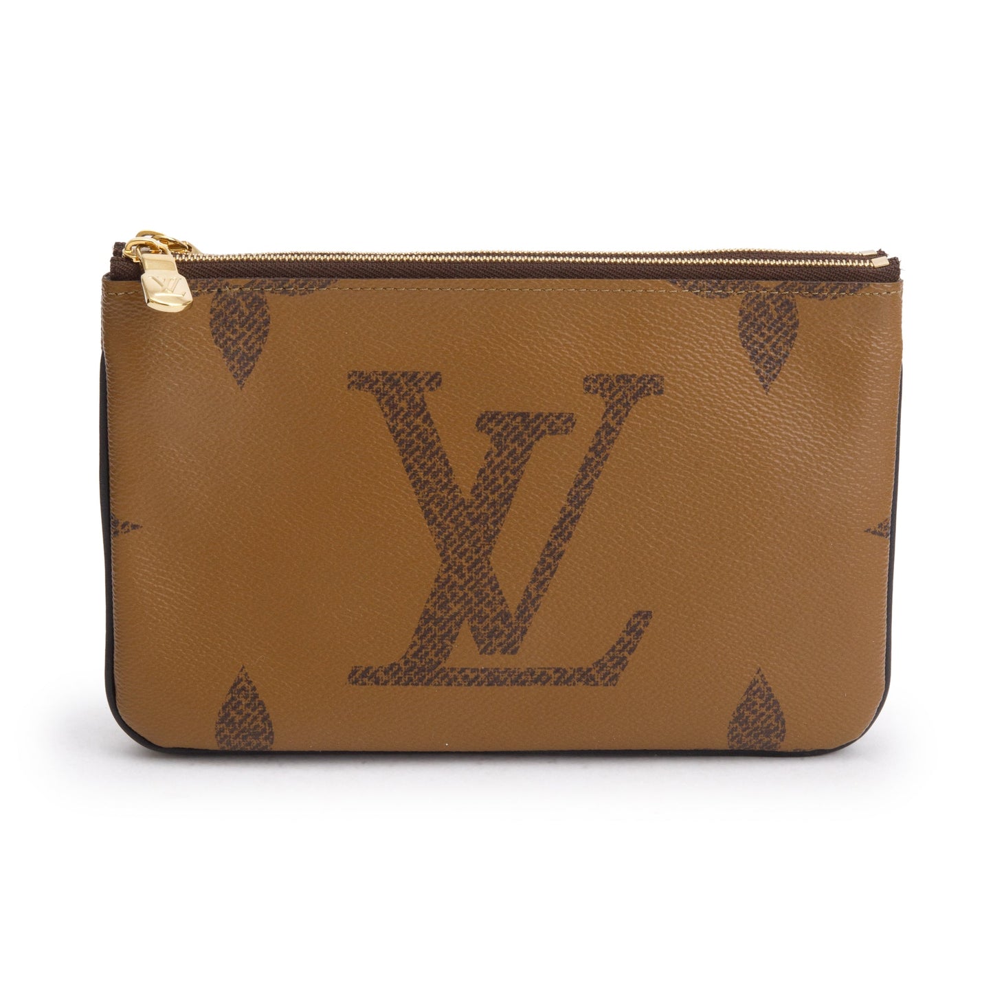 Louis Vuitton 2022 Monogram Giant Reverse & Monogram Double Zip Pochette