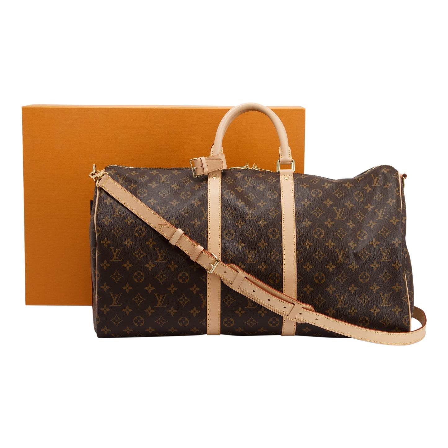 Louis Vuitton 2022 Monogram Keepall Bandoulière 55