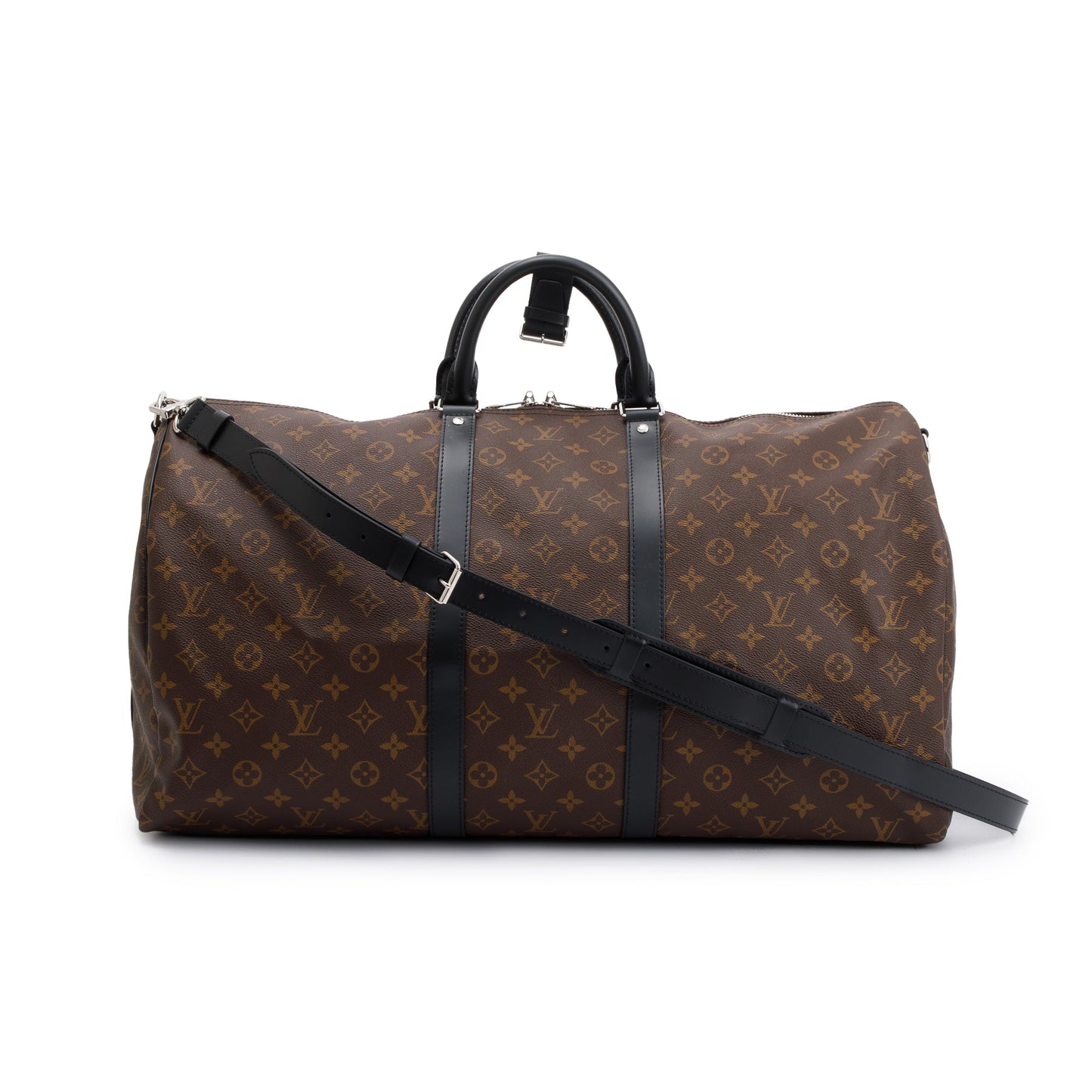Louis Vuitton 2022 Monogram Macassar Keepall Bandouliere 55