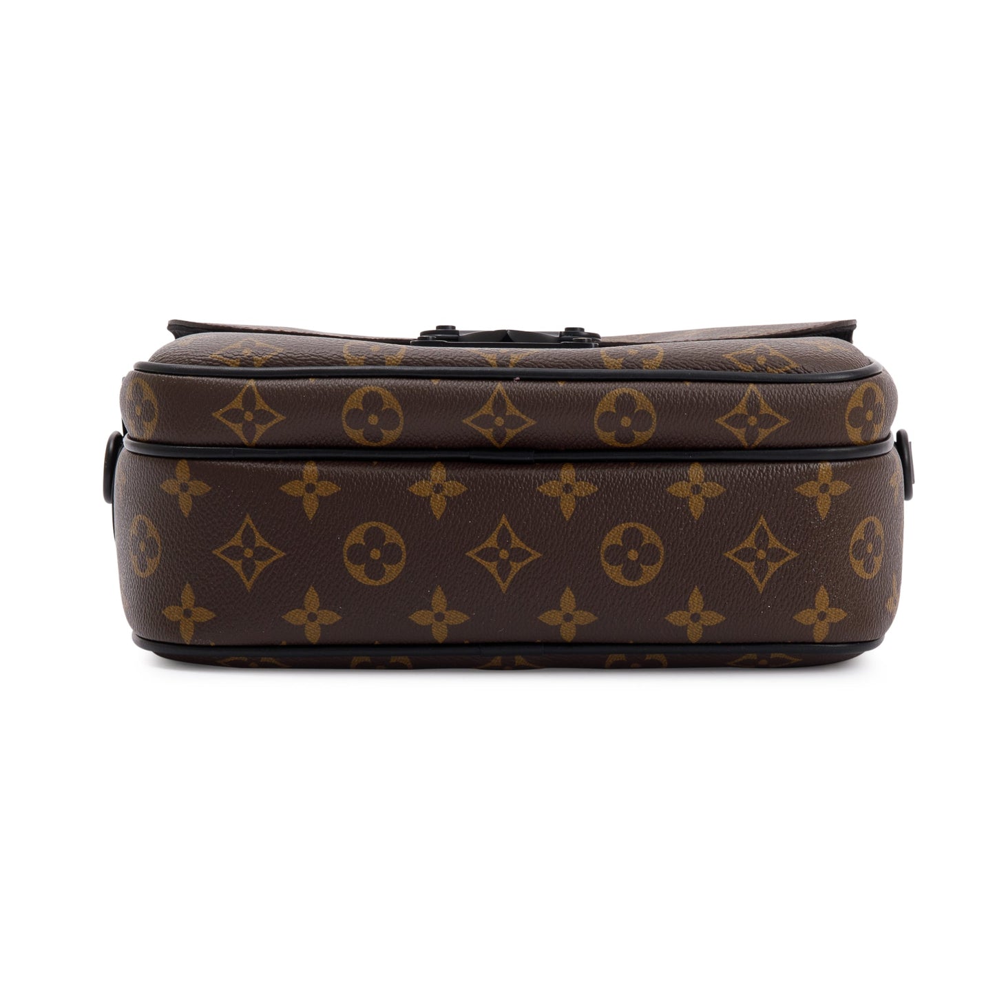 Louis Vuitton 2022 Monogram Macassar S Lock Messenger Bag