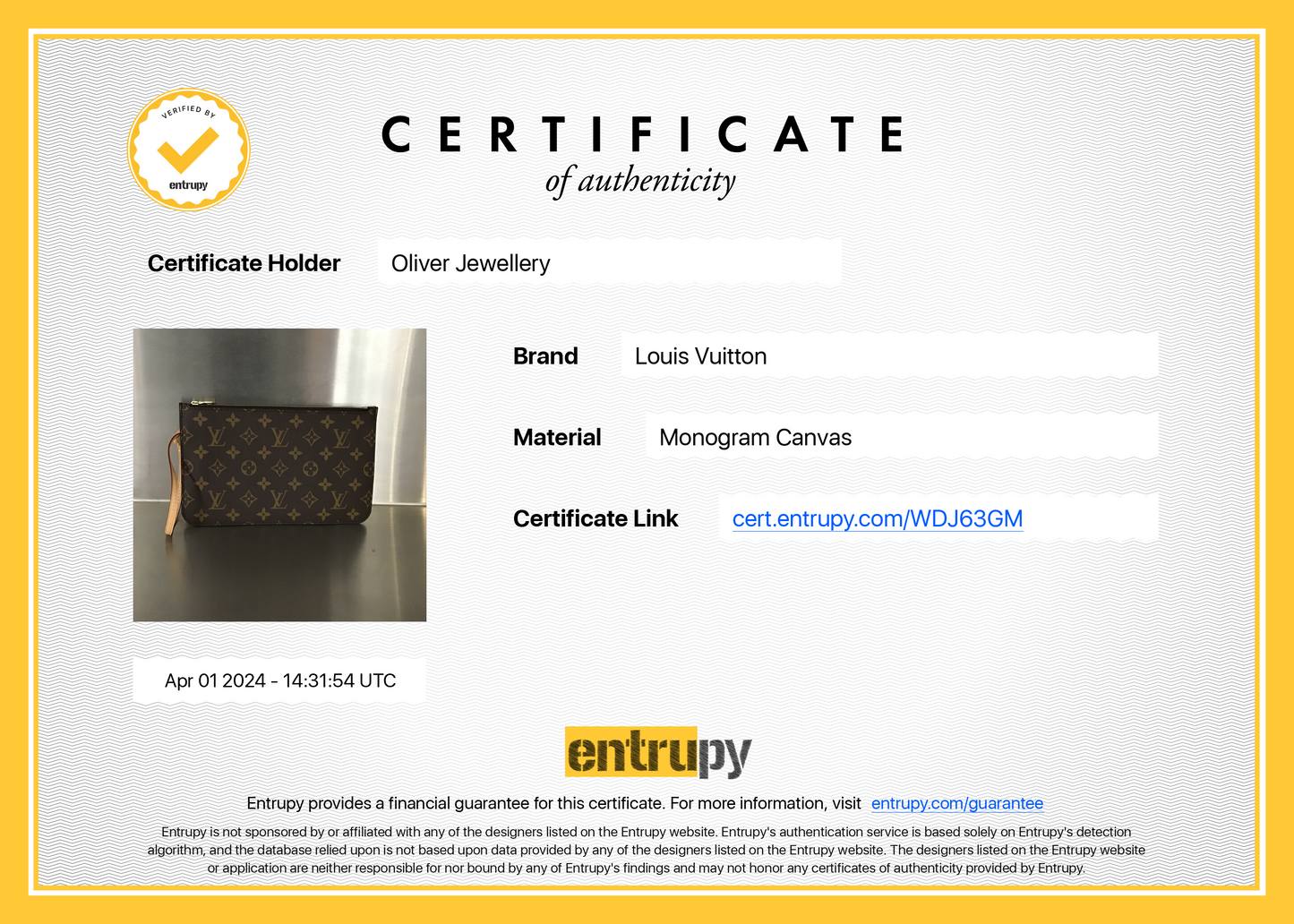 Louis Vuitton 2022 Monogram Neverfull Pochette