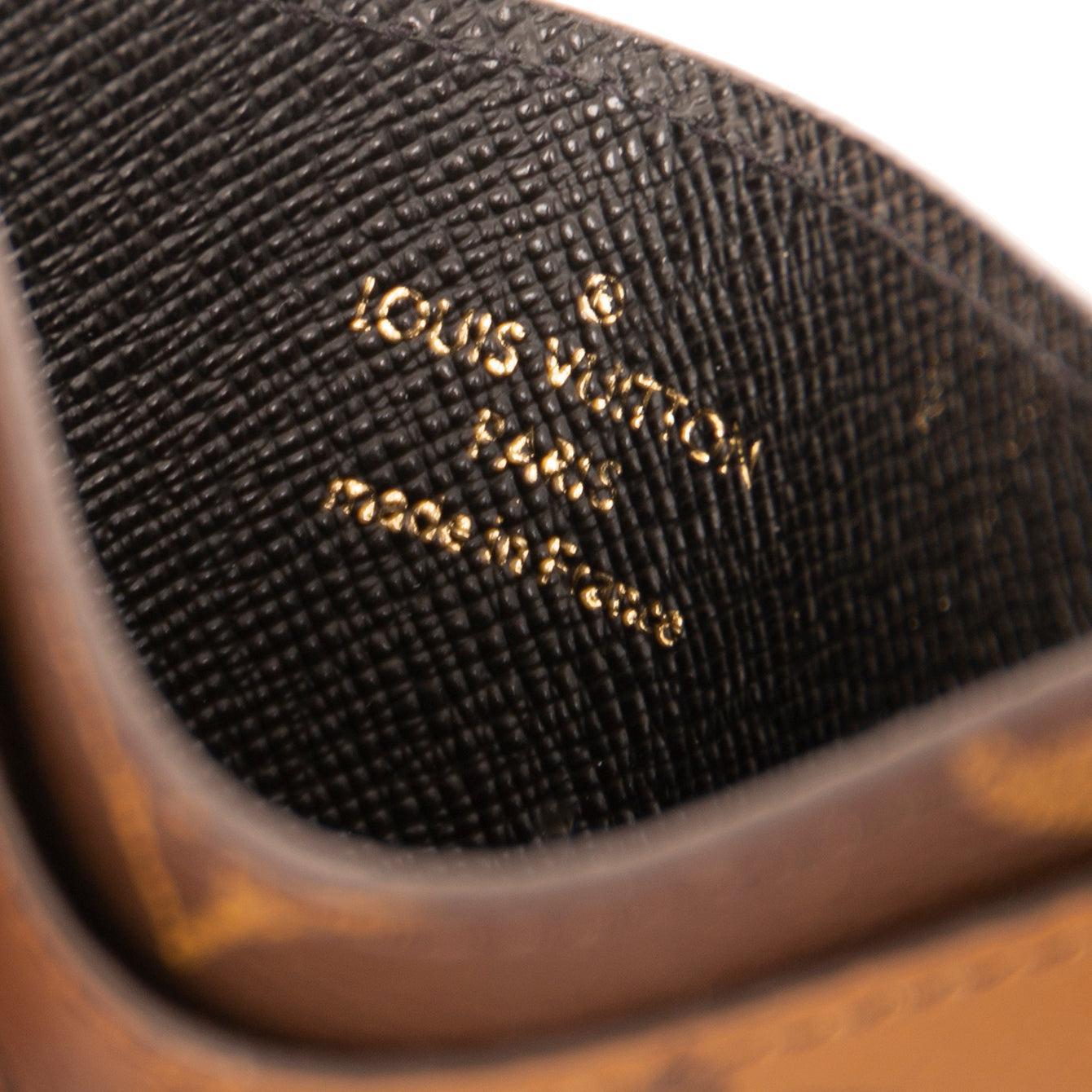 Louis Vuitton 2022 Monogram Reverse Card Holder