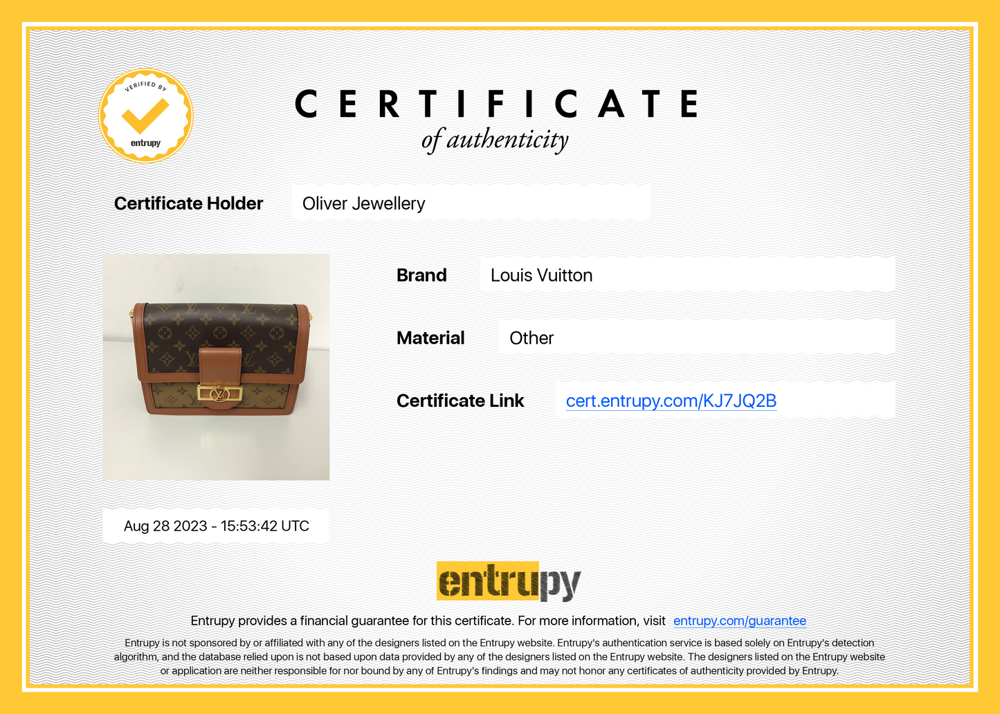 Louis Vuitton 2022 Monogram Reverse Dauphine MM