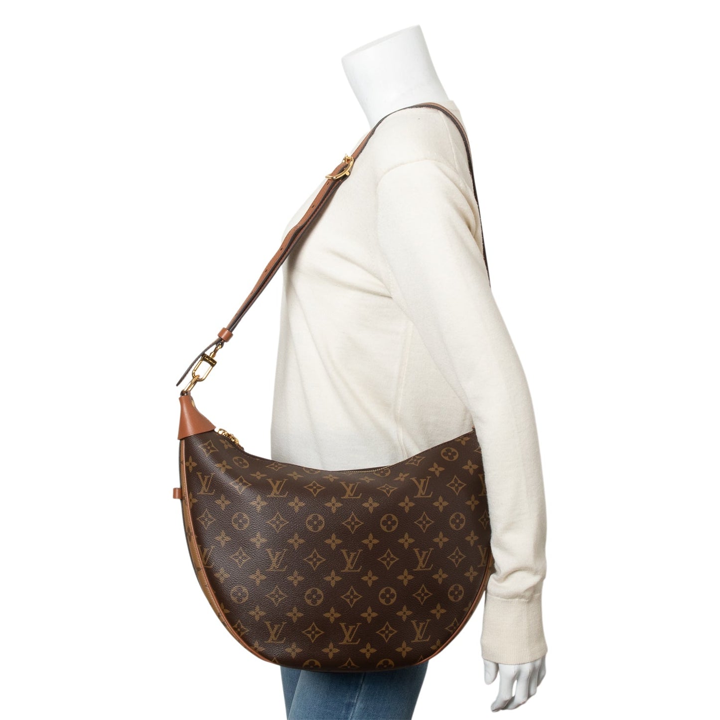 Louis Vuitton 2022 Monogram Reverse Loop Hobo Bag