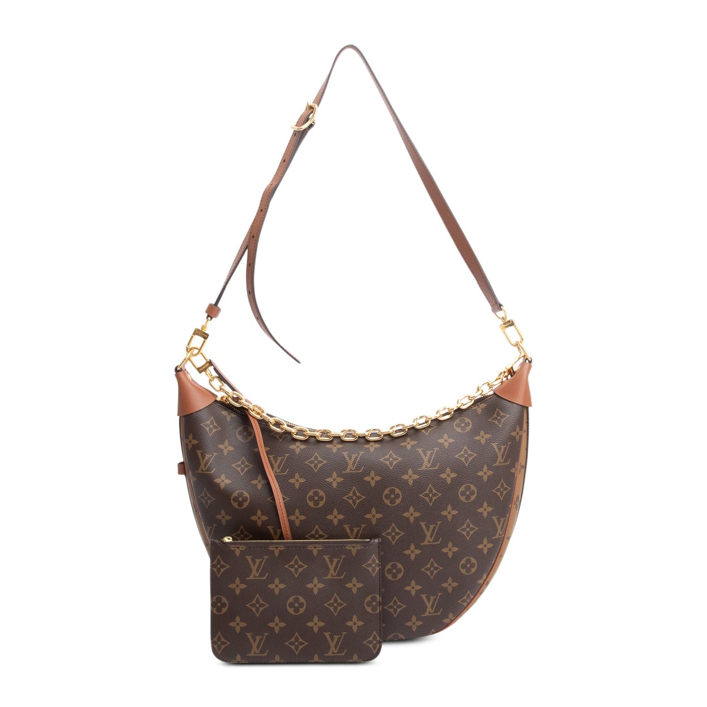 Louis Vuitton 2022 Monogram Reverse Loop Hobo Bag