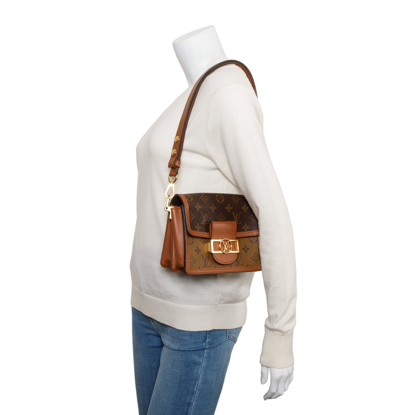 Louis Vuitton 2022 Monogram Reverse Mini Dauphine