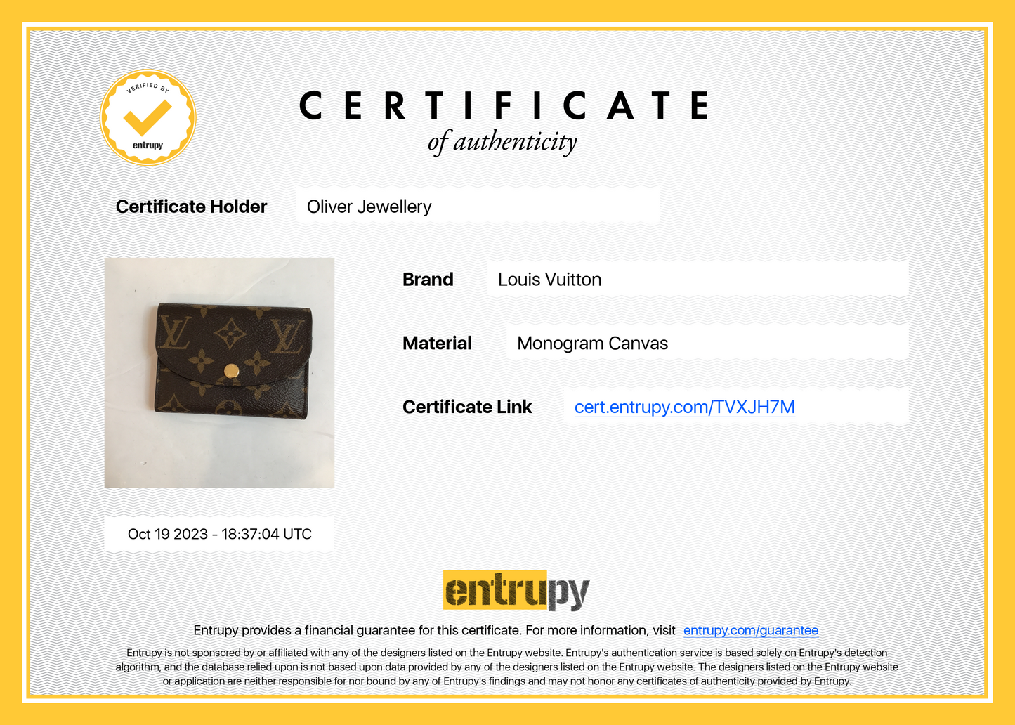 Louis Vuitton 2022 Monogram Rosalie Coin Purse