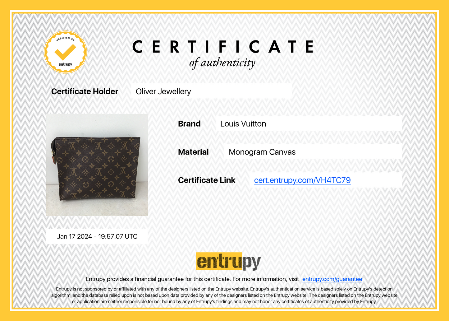 Louis Vuitton 2022 Monogram Toiletry Pouch 26