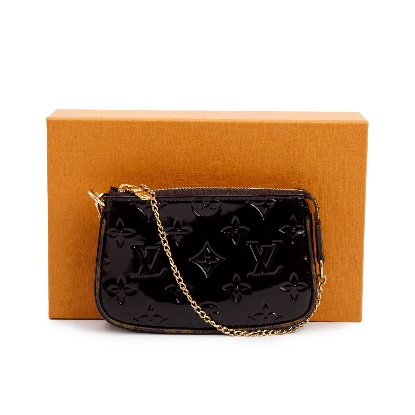 Louis Vuitton 2022 Monogram Vernis Mini Pochette Accessoires