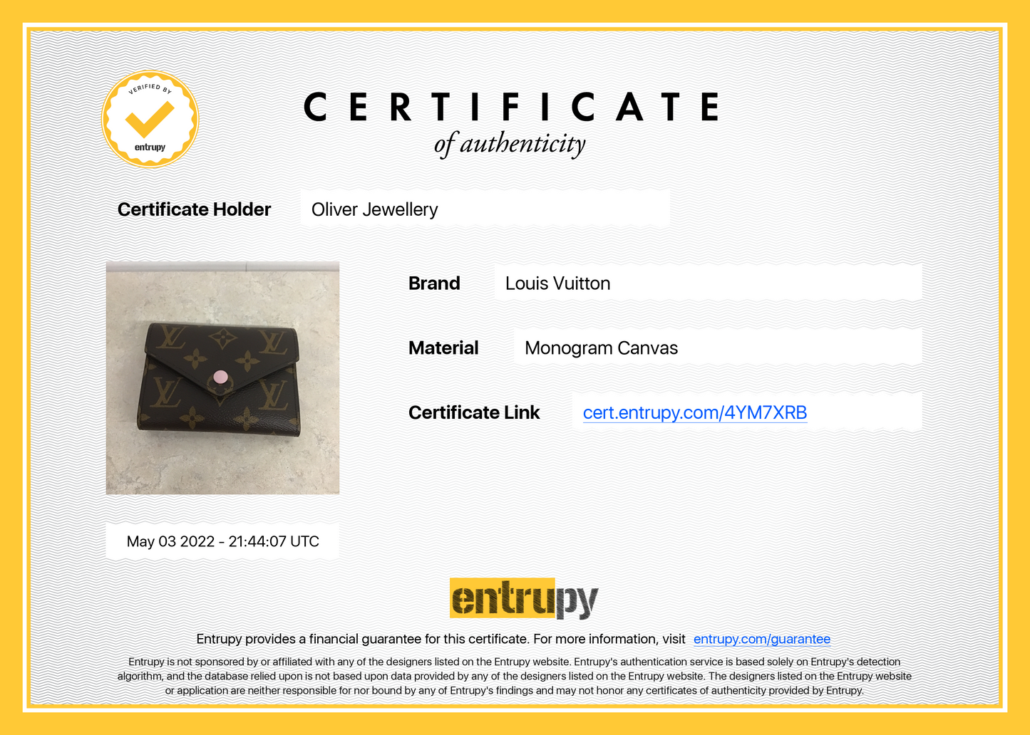 Louis Vuitton 2022 Monogram Victorine Wallet