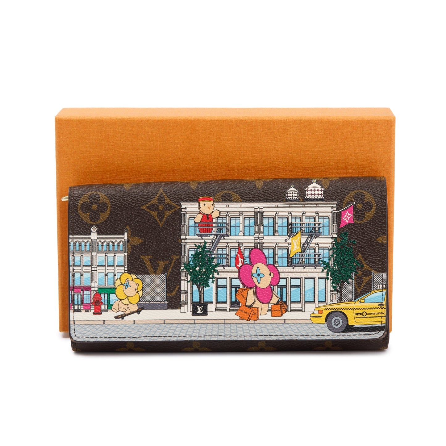 Louis Vuitton 2022 Monogram Vivienne Animation Sarah Wallet