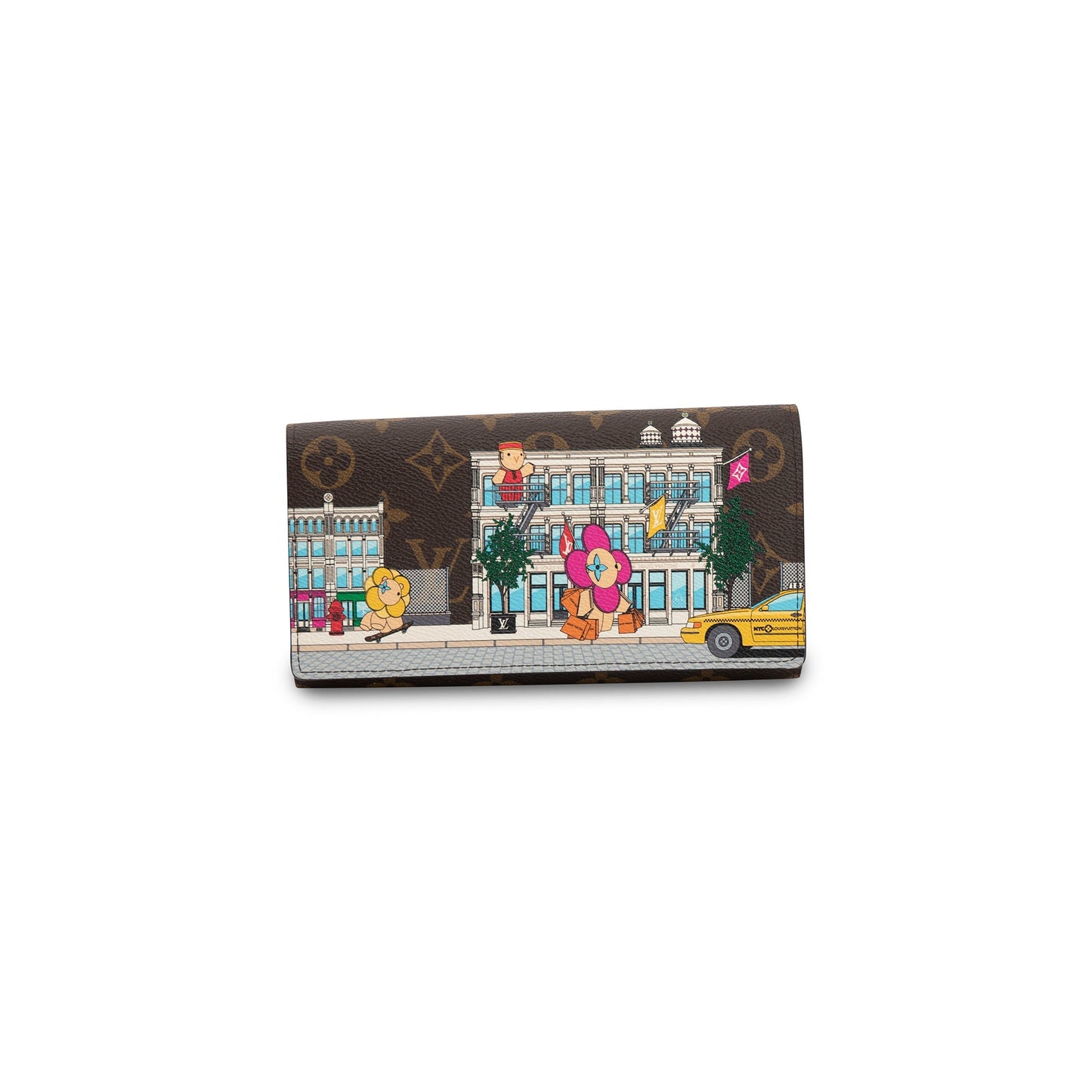 Louis Vuitton 2022 Monogram Vivienne Animation Sarah Wallet