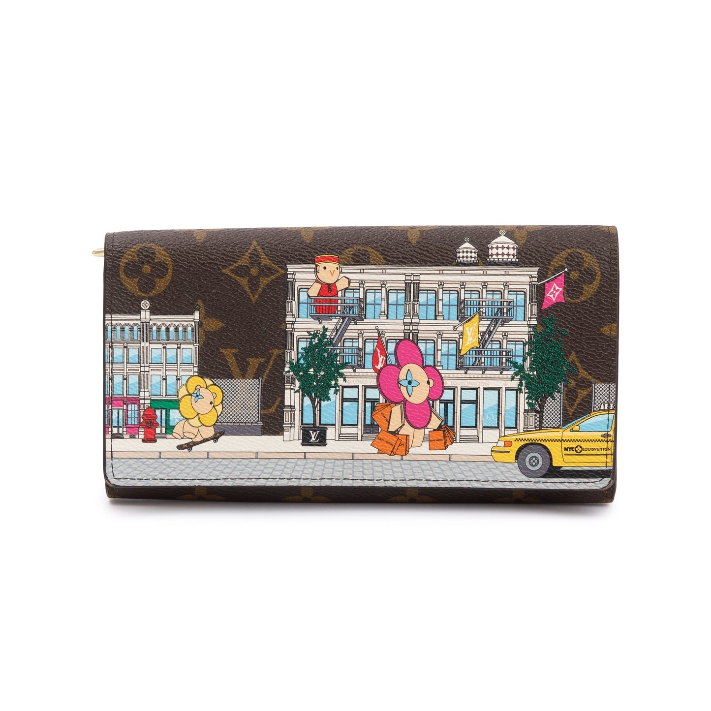 Louis Vuitton 2022 Monogram Vivienne Animation Sarah Wallet