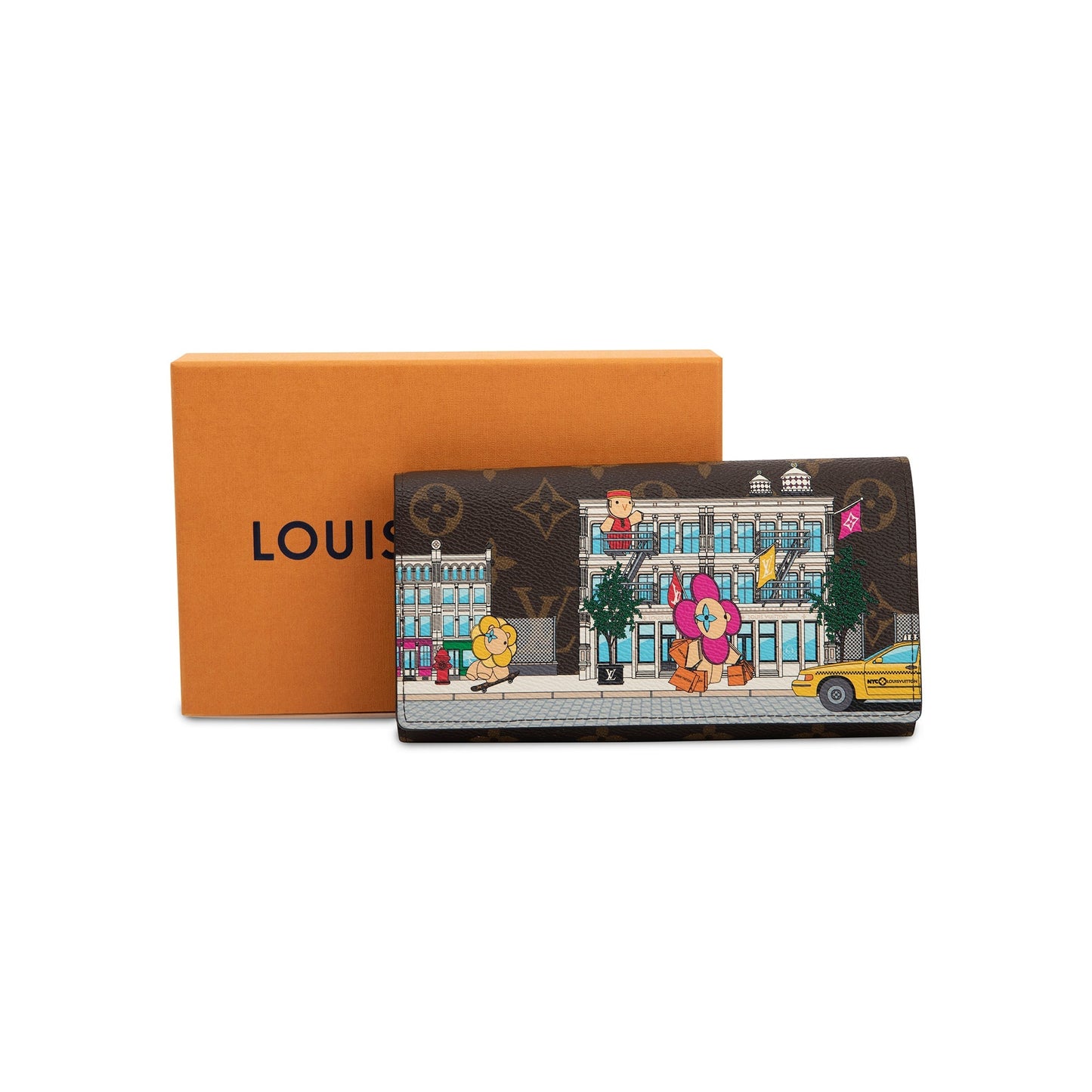 Louis Vuitton 2022 Monogram Vivienne Animation Sarah Wallet