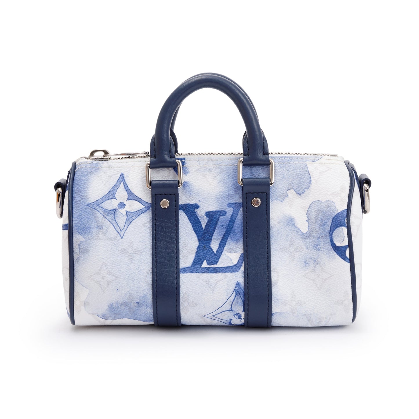 Louis Vuitton 2022 Monogram XS Blue Watercolor Keepall Bag
