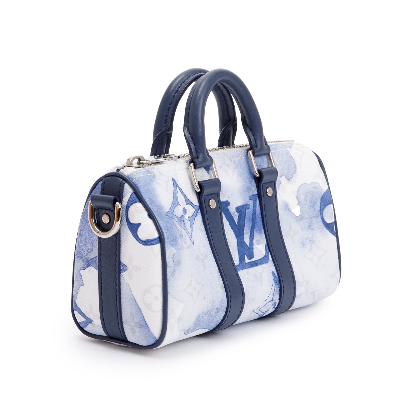 Louis Vuitton 2022 Monogram XS Blue Watercolor Keepall Bag